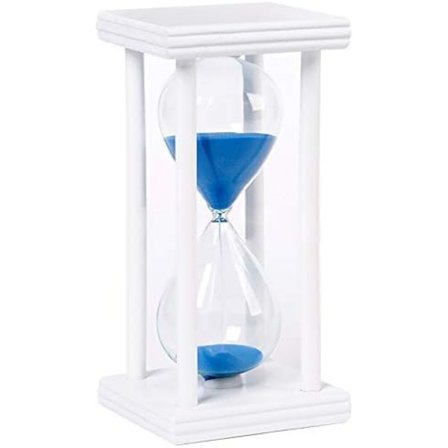 Timeglas 30/60 minutter Træ Sand Timeglas Ur til Kreativ G