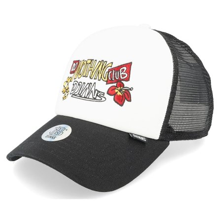 Djinns - Hft Cap DNC Guy White/Black Trucker Trucker Red Cap - @ Hatstore
