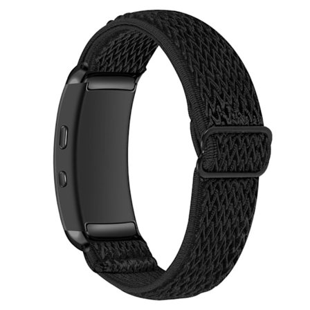 Samsung Gear Fit2 klockarmband i nylon - Svart