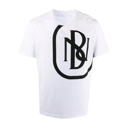 Neil Barrett T-shirt vit, Herr, Herr, Storlek: M