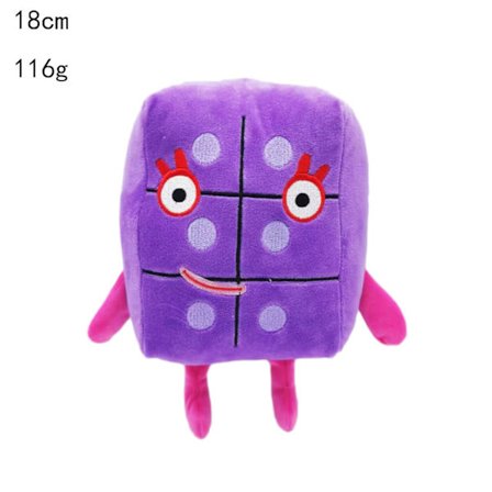 Nummerblok plyslegetøj 1-10 tal plyslegetøjsdukke børn