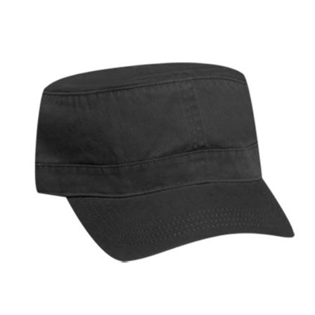 Svart Retro Army Castro Goth Punk Keps