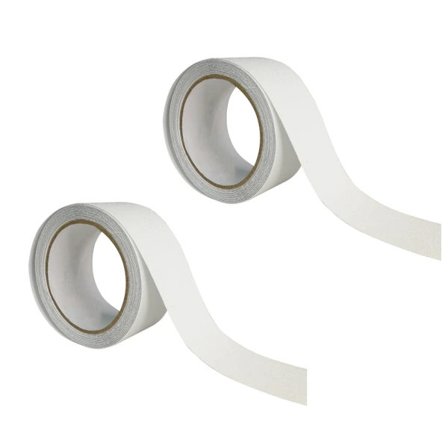 2 stk 5 m Sklisikker Teip Utendørs Sklisikre Klistremerker Høy Friksjon Sklisikker Teip Abrasivt Lim for Trappesikkerhetstrinn