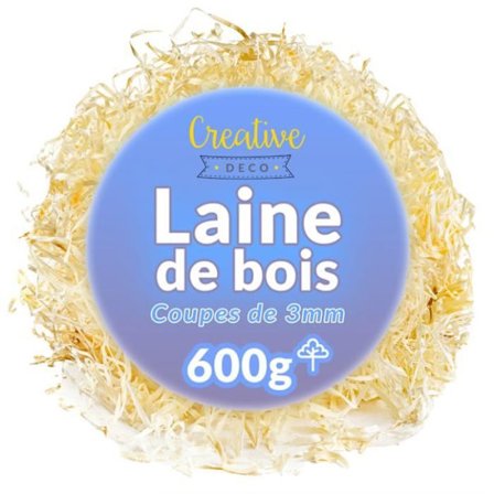 Fyllning - Kreativ Inredning - Träull - 600g - Ekologisk - Naturlig - Brun