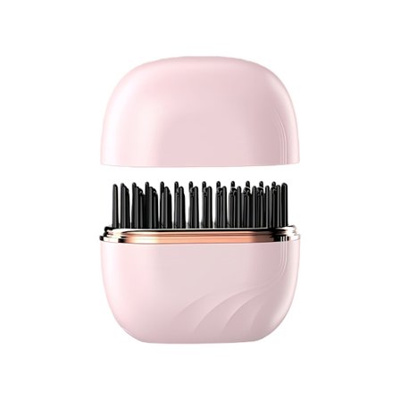 Hårglattebørste Mini Styler Varmebestandig Skal til Glatte Krøllede Frisure