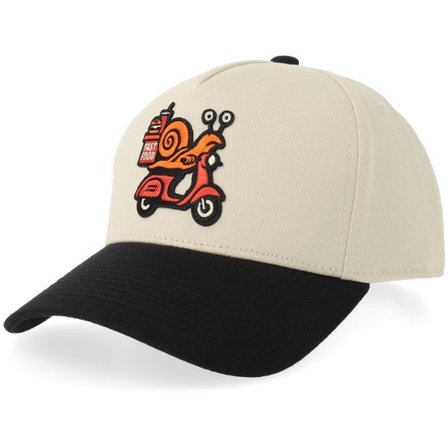 Not For Sale - Beige adjustable Keps - Fast Food Stone/Black A-frame Adjustable @ Hatstore