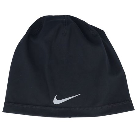 Nike - Svart traditionalbeanie Beanie - Peak Dri-fit Black Uncuffed Beanie @ Hatstore