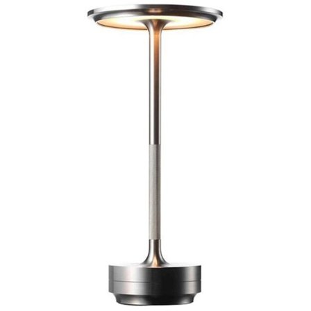 4-levels Brightness Cordless Table Lamp Dimmable Waterproof Metal Usb Rechargeable Table Lamp
