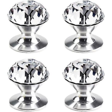 4 kpl Kristalliliimattavat Nupit Alumiiniset Liimattavat Nupit Vetokahva Liimattava Kahva Irrotettava Vaihtonuppi [DB]