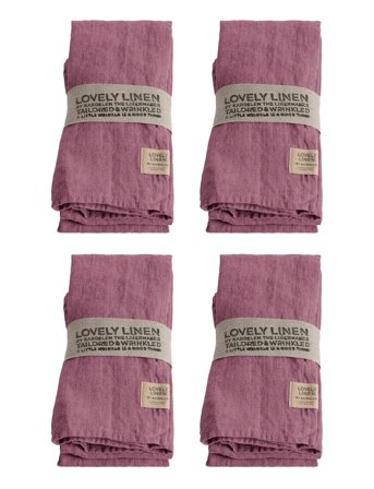 Lovely Linen Lovely Napkin - Pink - 45X45CM