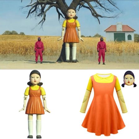 Nyt blækspruttespil Cosplay tøjmaske børn/voksne cosplay kostumer