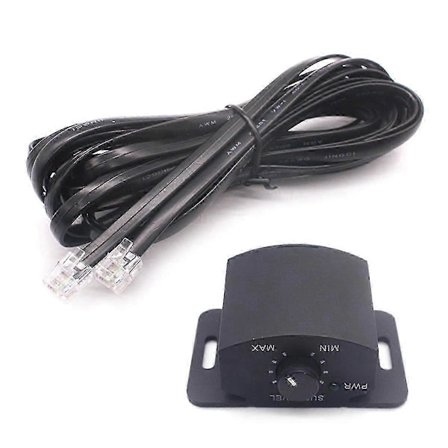 Förstärkarbyte Basratt Kontroll Fjärrkontroll 6-stifts Subwoofer Fjärrkontroll Volymjustering Kontrollratt för Högtalare