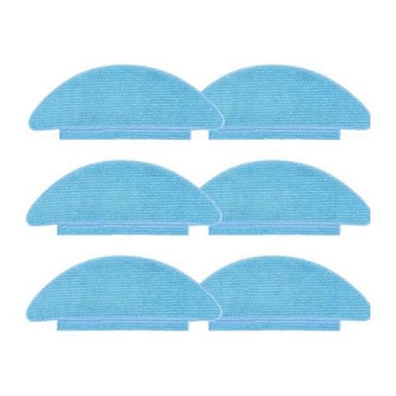 Pakke med 6 Erstatningsmopper for L9000, for SL60D, for L6 Nex, for Q6 SE Robotmopp