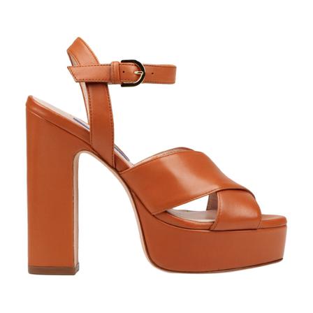 Stuart Weitzman, Sandals Brązowy, Kobieta, Rozmiar: 39 EU
