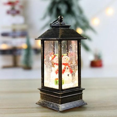 Mub- wholesale large size Christmas Lamp lantern light led Ordinary Style Holiday Home Desktop Night Lights for christmas decoration