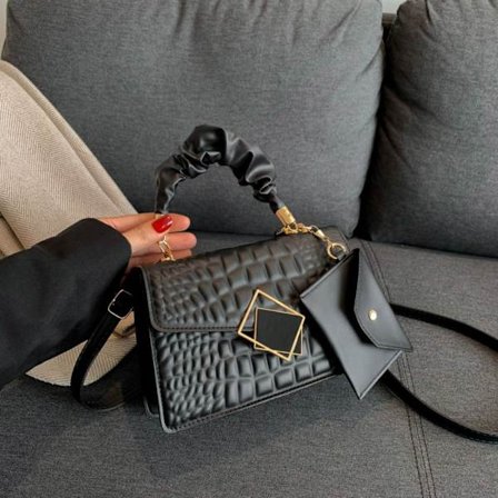 Crossbody Bag Messenger Bag SVART