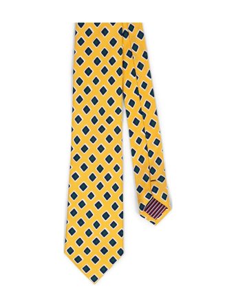 AN IVY Yellow Vintage Squares - Yellow - ONE SIZE