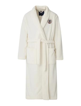 Lesley Fleece Robe Morgenkåpe Creme Lexington Home*Betinget Tilbud