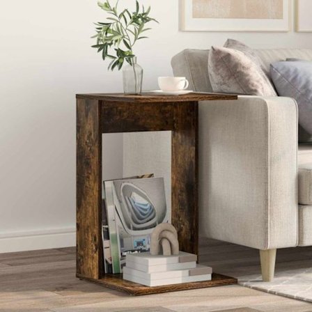 Bord för extra användning - komplementbord - gueridon Vidaxl Bord för extra användning Rökt ek 40 x 38 x 62,5 cm Ingenjörsträ