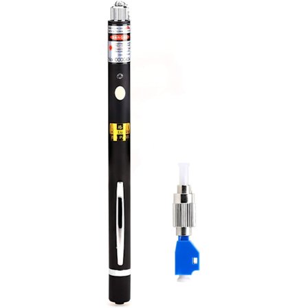 5KM Bärbar Penna-Typ Visuell Feltsökare Fiberoptisk Kabelkontroll Testare Universalanslutning FC-LC-adapter för CATV Telekommunikation