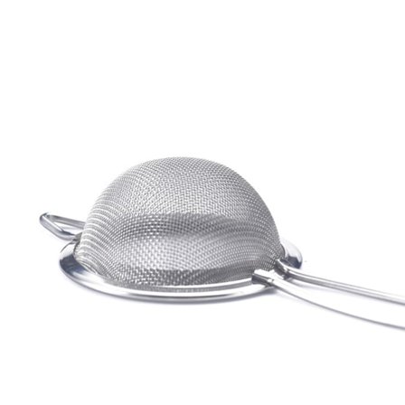 6,5 cm/2,6 tommer fintmasket sil i rustfritt stål, mini tesil for siling av te, cocktails eller sikting av mel, sukker, krydder