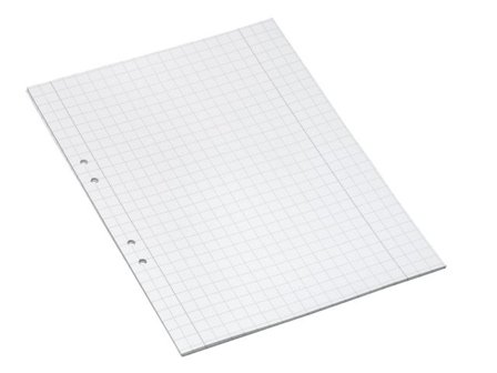 BANTEX Lösblad A4 rutat 10x10mm hålat 500/fp - Lyreco - Skola och förskola - Förbrukning skola häften - Lösblad och arbetsblad