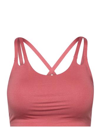 Yoga Luxe Studio Light-Support Fire Bra Pink Adidas Performance