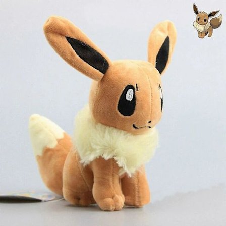 15 cm Eevee plysdukke blød udstoppet karakter dyredukke børn bamse legetøj gave