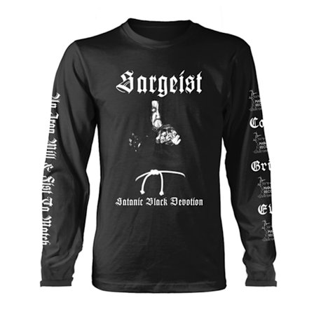 Sargeist Unisex Adult Satanic Shatraug Long-Sleeved T-Shirt M B