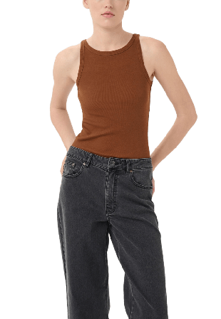 Gestuz DrewGZ Top Linnen Dam Brun L