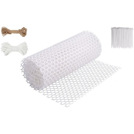 Plastik Monstera Mosstok Kit, DIY Selvvandende Mosstok til Planter, Monstera Støtter