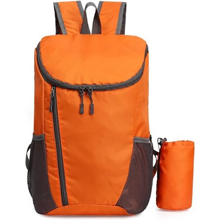 Foldbar Ryggsekk Lett, Liten Ryggsekk Vanntett for Utendørs Sport, Slitesterk Pakkbar Ryggsekk Praktiske Gaver til Menn Kvinner