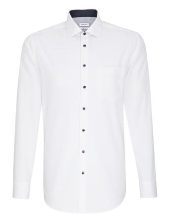 Cityhemden 1/1 Arm Skjorte Business Hvit Seidensticker*Betinget Tilbud