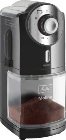 Melitta Molino Kaffekvern 17 malingsgrader, Matlaging & griller