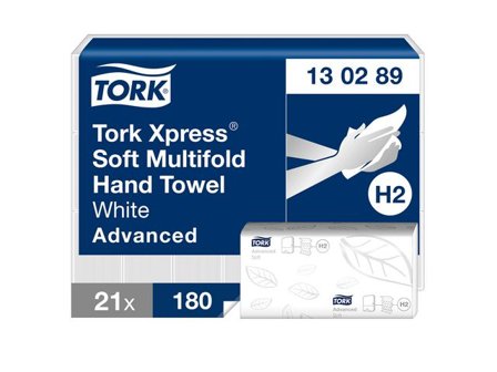 TORK Pappershandduk Xpress H2 Advanced Mjuk Multifold 3780/fp - Lyreco - Städ och hygien - Toalettpapper och torkpapper - Pappershanddukar