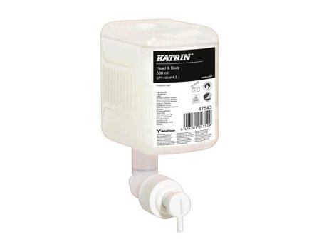KATRIN Duschtvål Arctic Breeze 500ml - Lyreco - Städ och hygien - Tvål och hygien - Hygiensystem - Katrin