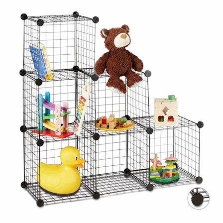 Hyldesystem med trådnet 6 rum