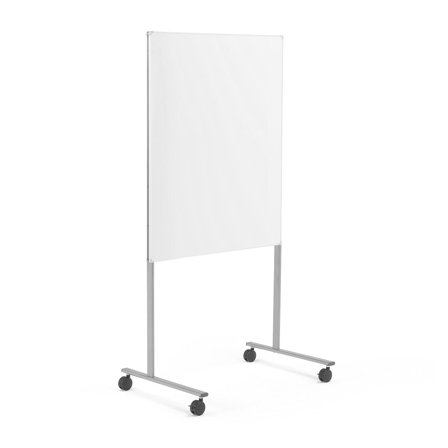 Mobiles Whiteboard DORIS, einseitig, 1000 x 1200 mm