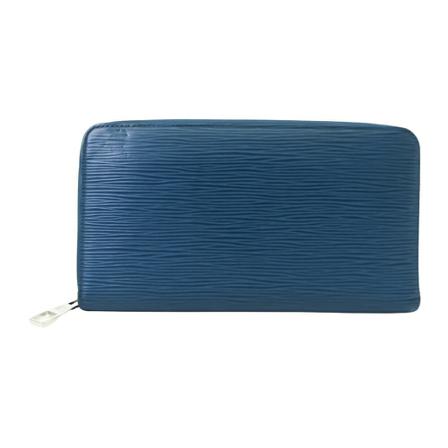 Louis Vuitton Vintage, Pre-owned Zippy organizer Blauw, unisex, Maat:ONE Size
