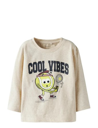 name it Nmmtamir Ls Nreg Top Box - Beige - 110