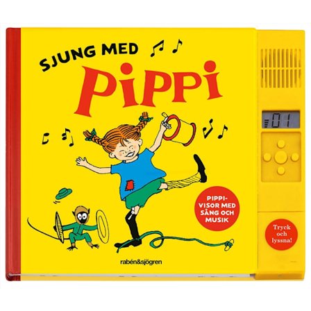 Syng med Pippi (med lydmodul) (indbundet)