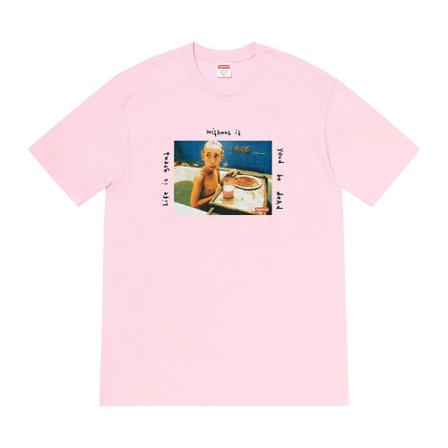 Supreme, T-Shirts Różowy, Mężczyzna, Rozmiar: XL