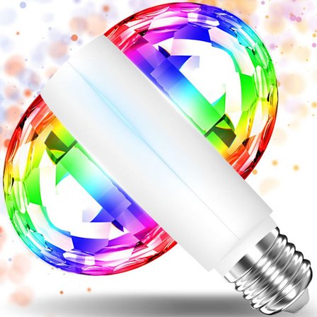 LED pyörivä valoefekti RGB diskovalo party-valaistus tunnelmavalo party-koriste