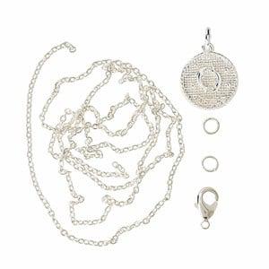 Me & My Box Silver Pisces Zodiac Pendant Set One Size - Stationery - One size - Silver - Junge - Jewelries & Jewel-case
