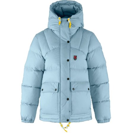 Fjällräven Dam's Expedition Down Lite Jacket in Breeze Blue | Size: Small, Dun/Supreme Microloft
