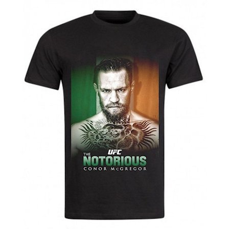 Conor McGregor T-shirt Sort Ufc The Notorious