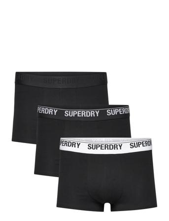 Trunk Multi Triple Pack Boxerkalsonger Svart Superdry