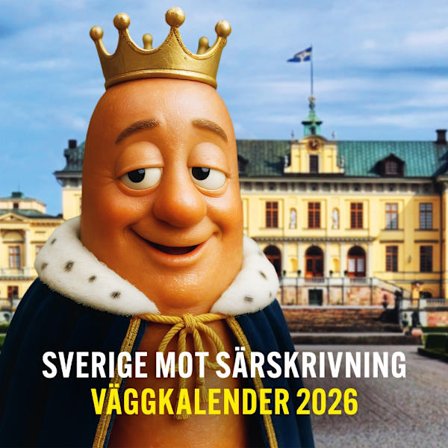Sverige mot särskrivning : väggkalender 2026 (bok, spiral)