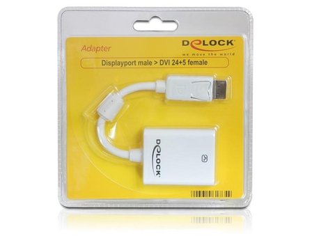 Delock Displayport to DVI Adapter - DisplayPort-adapter - 12.5 cm