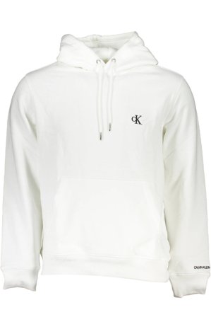Calvin Klein Felpa Senza Zip Uomo Bianco